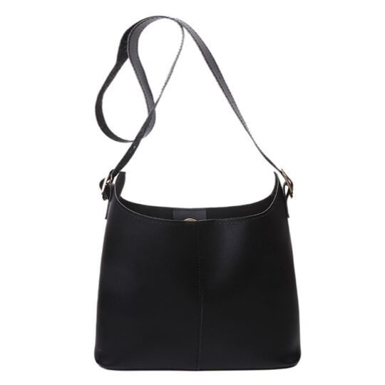 Жіноча сумка+косметичка, чорна П3088