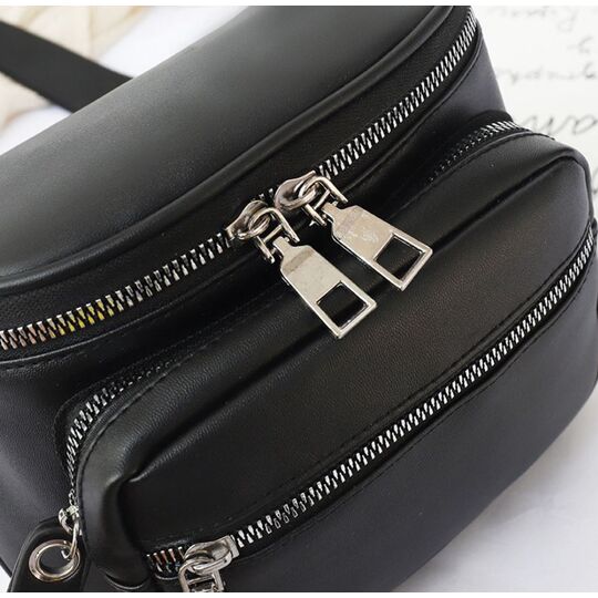 Жіноча сумка-клатч, чорна П3089