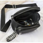 Жіноча сумка-клатч, чорна П3089