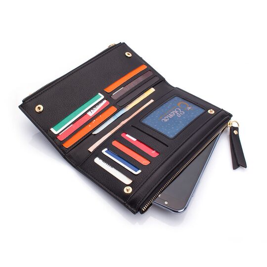 Женский кошелек, зеленый П0210