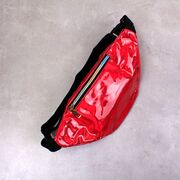 Женская поясная сумка, бананка, красный П3093