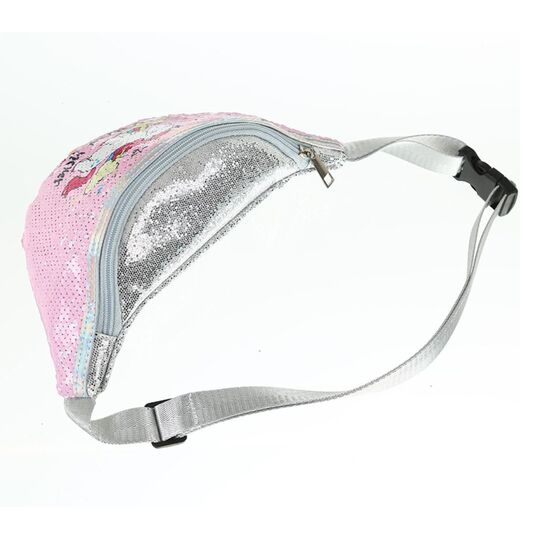 Детская сумка поясная, бананка, Единорог, П3100