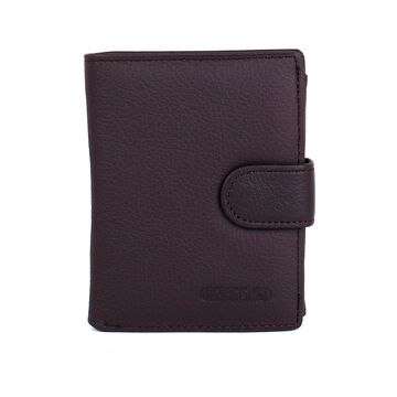 Чоловічий гаманець, коричневий П3106