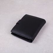 Чоловічий гаманець, чорний П3107