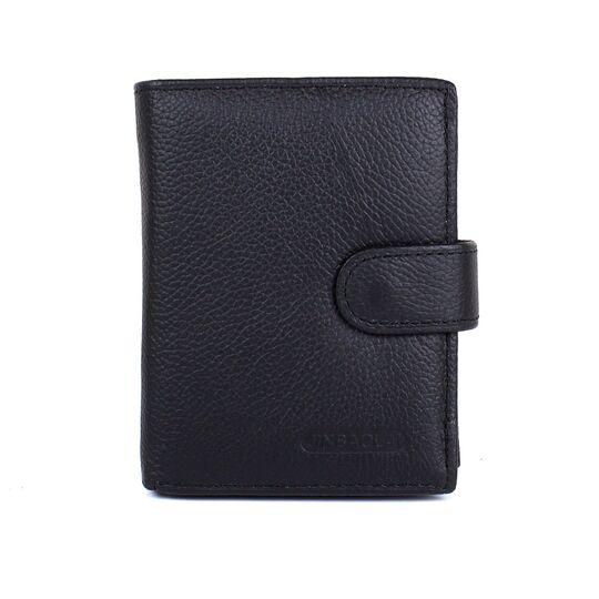 Чоловічий гаманець, чорний П3107
