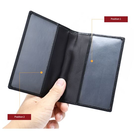 Обложка для паспорта "WESTAL", черная П3110