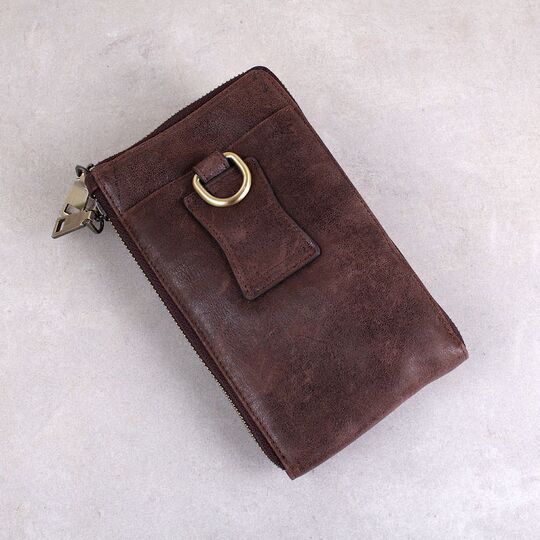 Мужское портмоне, сумка "Contact’S", коричневое П3113 Мужское портмоне, сумка "Contact’S", коричневое П3113