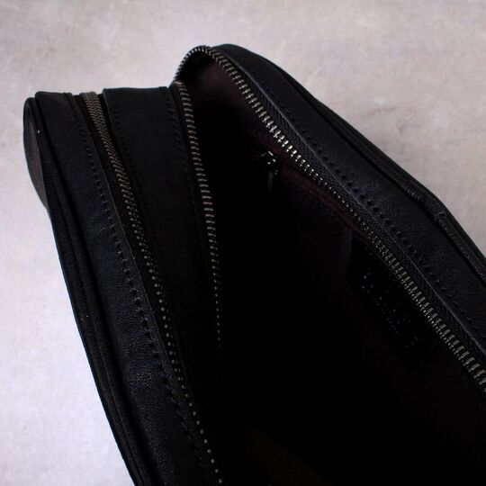 Мужская сумка косметичка "Contact’S", черная П3116