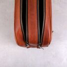 Мужская сумка косметичка "Contact’S", коричневая П3117