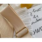 Женская сумка на плечо, бежевая П3126