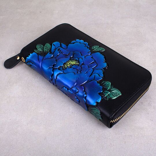 Жіночий гаманець, синій П3127