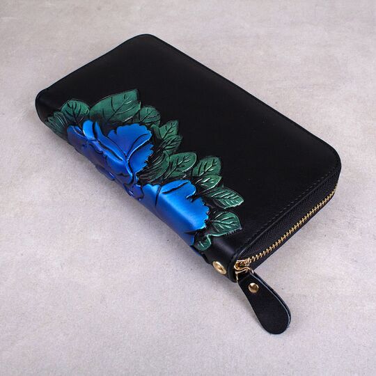 Жіночий гаманець, синій П3127