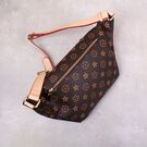 Сумка на пояс, бананка, коричневая П3134 Сумка на пояс, бананка, коричневая П3134