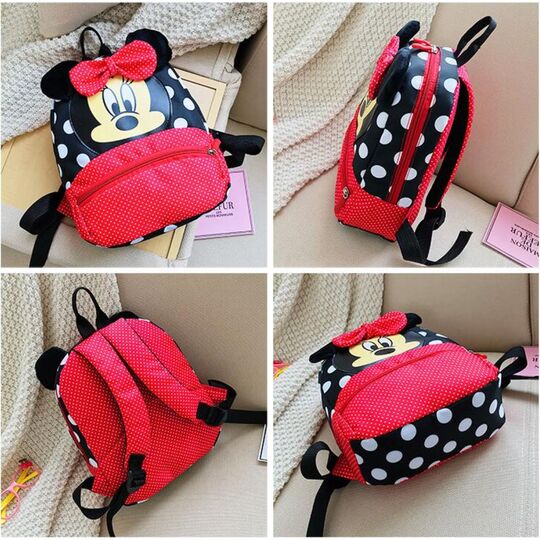 Детские рюкзаки - Детский рюкзак "Минни Маус", красный П3137