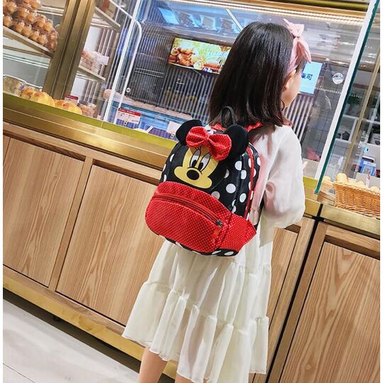 Детские рюкзаки - Детский рюкзак "Минни Маус", красный П3137