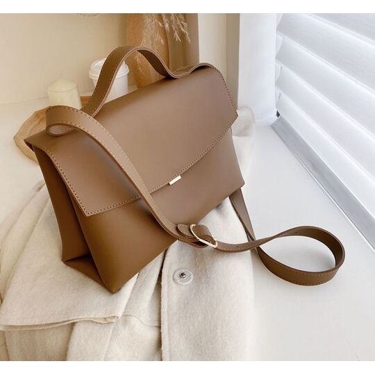 Жіноча сумка, коричнева П3143