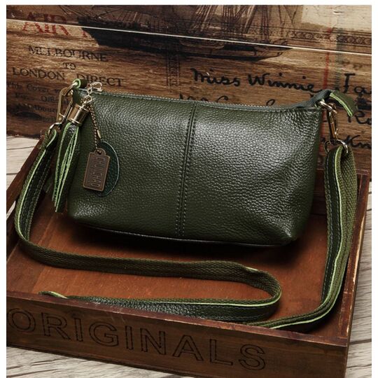 Жіноча сумка, зелена П3150
