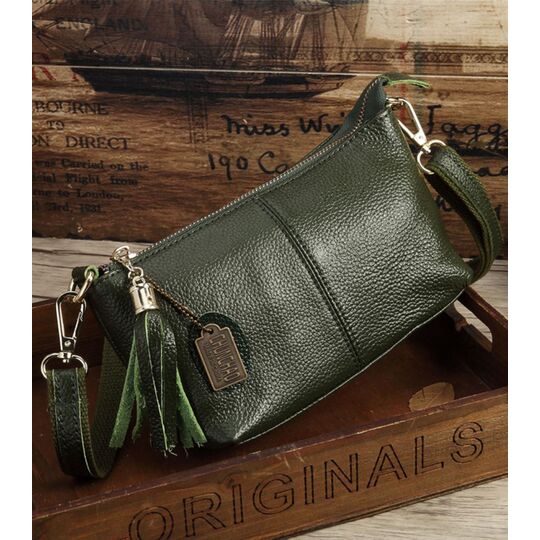 Жіноча сумка, зелена П3150