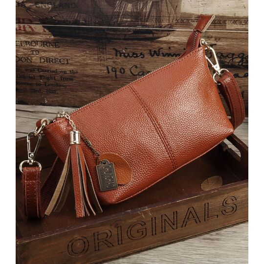 Жіноча сумка, коричнева П3151