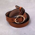 Ремень женский DWTS, коричневый П3154