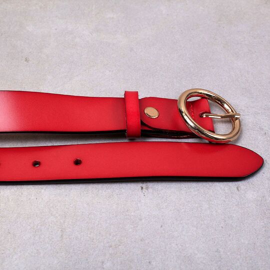 Ремень женский DWTS, красный П3155