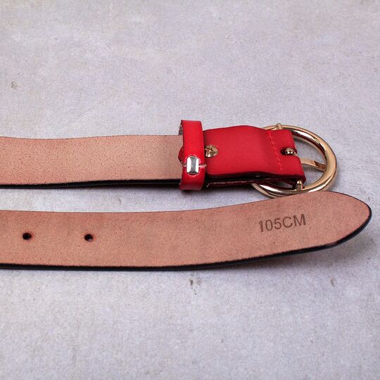 Ремень женский DWTS, красный П3155