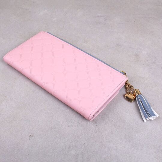 Женский кошелек, розовый П3161