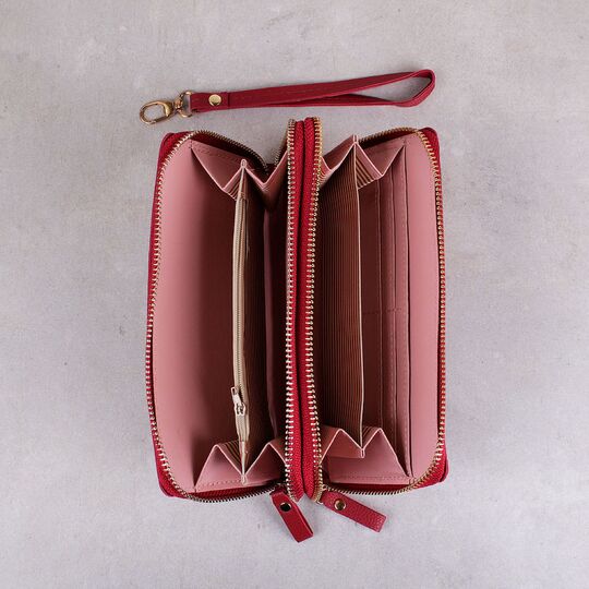 Женский кошелек, красный П3164