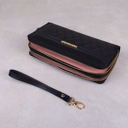 Жіночий гаманець, чорний П3166