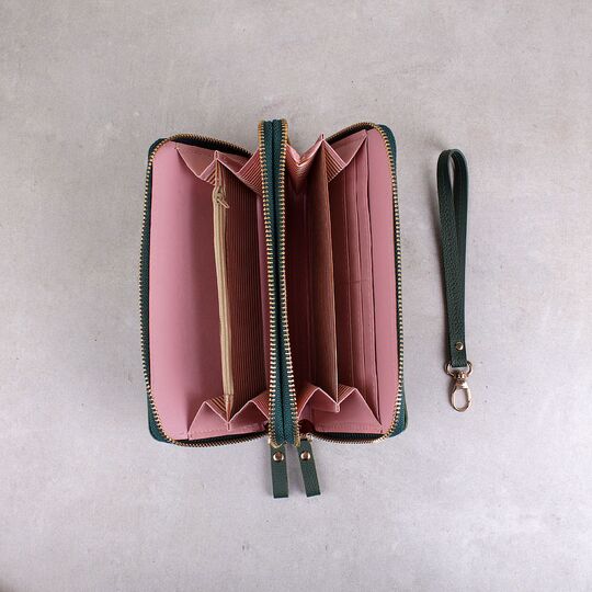 Жіночий гаманець, зелений П3167