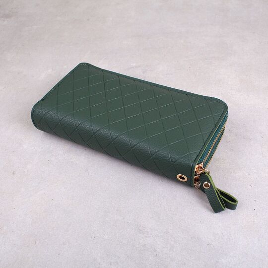 Жіночий гаманець, зелений П3167