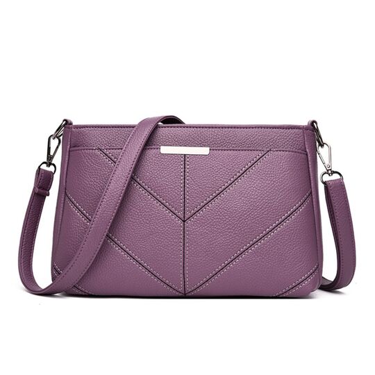 Женская сумка клатч, фиолетовая П3169