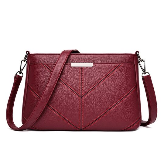 Жіноча сумка клатч, червона П3170