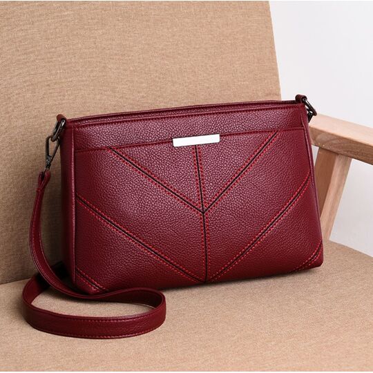 Жіноча сумка клатч, червона П3170