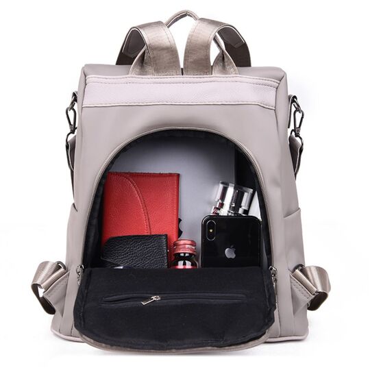 Рюкзак жіночий, сірий П3178