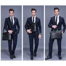 Мужская сумка портфель VORMOR для ноутбука, черная П3179