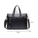 Чоловіча сумка портфель VORMOR для ноутбука, коричнева П3180