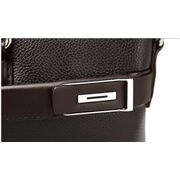 Чоловіча сумка портфель VORMOR для ноутбука, коричнева П3180