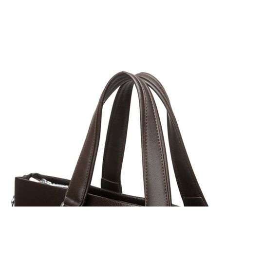 Чоловіча сумка портфель VORMOR для ноутбука, коричнева П3180