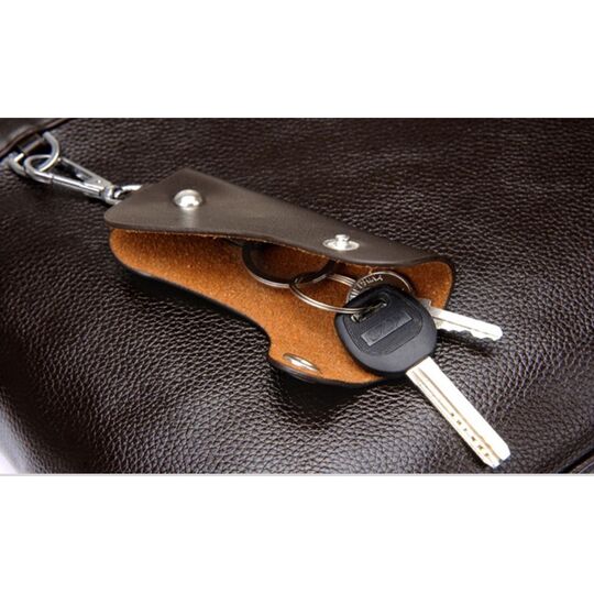 Чоловіча сумка портфель VORMOR для ноутбука, коричнева П3180