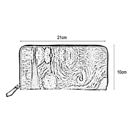 Жіночий гаманець "Ван Гог", П3183