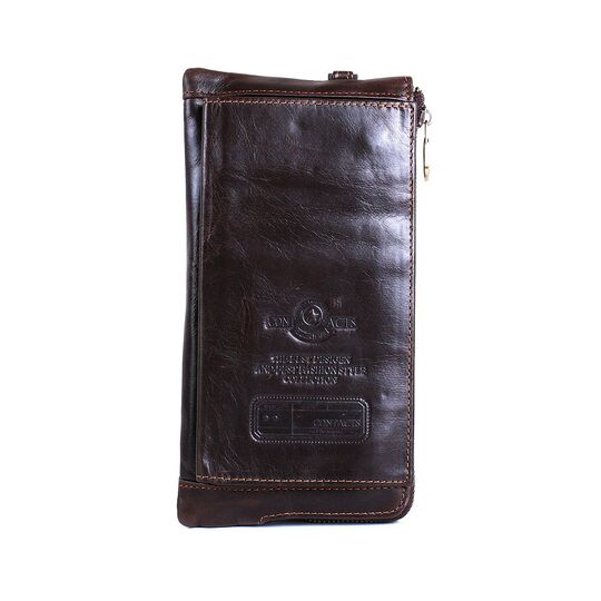 Чоловічий гаманець Contact’S, коричневий П0220