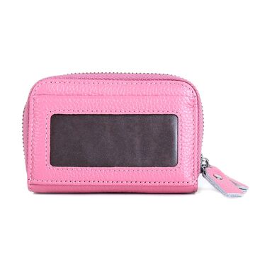 Жіночий  міні гаманець, рожевий П3186