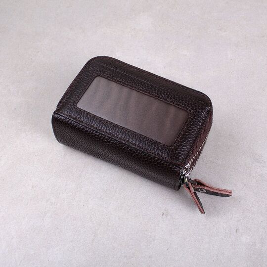 Женский мини кошелек, коричневый П3188