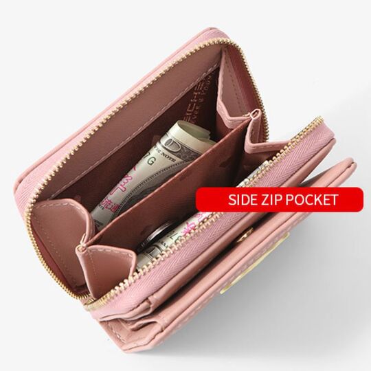 Женский кошелек "WEICHEN", голубой П3191