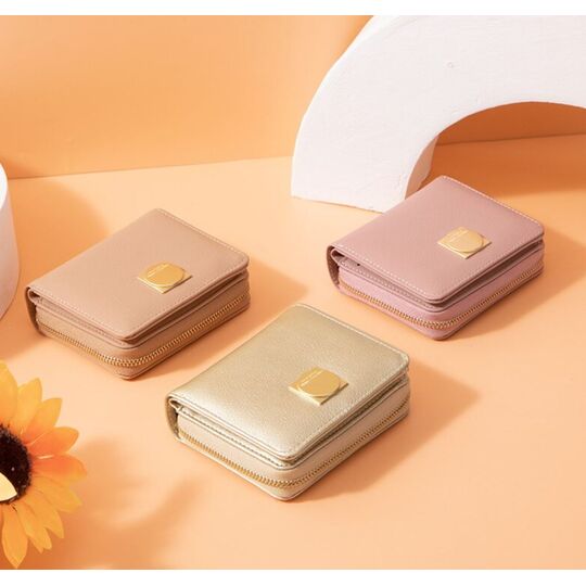 Женский кошелек "WEICHEN", бежевый П3193