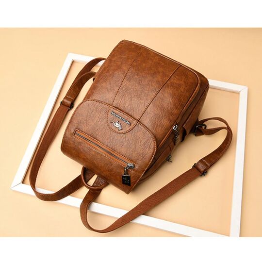 Жіночий рюкзак, коричневий П3203