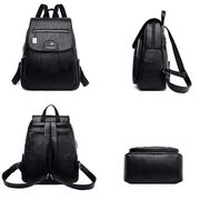 Жіночий рюкзак, чорний П3205