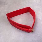 Широкий женский ремень, красный П3214