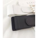 Широкий женский ремень с жемчугом, П3216